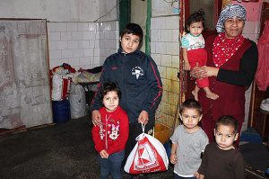 A group of children in a home setting.