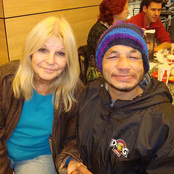 Susan Booth with Radu, one of the first children Archway helped