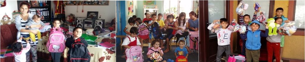 A group of children sitting in front of each other.